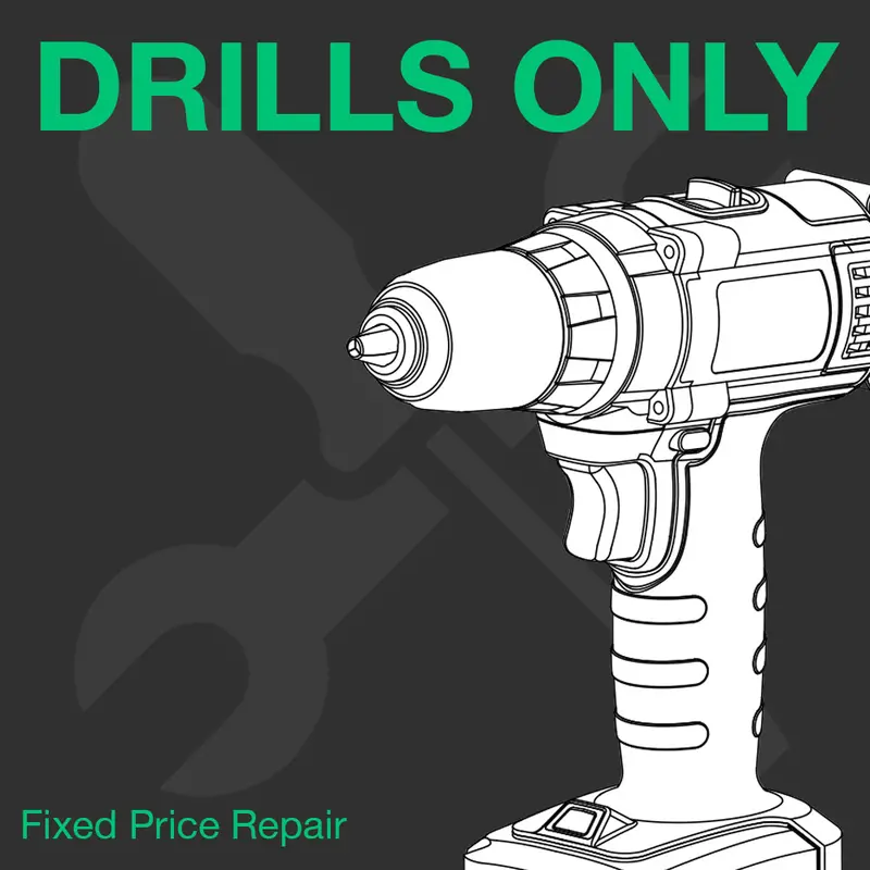 Fixed-Cost Repair Service – Dedicated To Cordless Drills Only 1