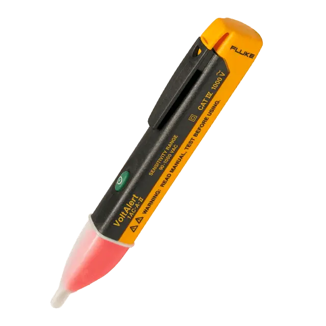 Fluke 1Ac Ii Non-Contact Voltage Detector – Pen-Style Tester For Live Circuit Detection Up To 1000V 1