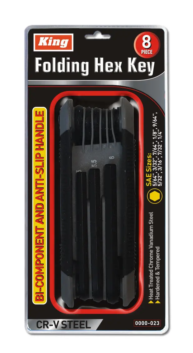 Folding Hex Key Set – Sae Only 1