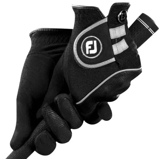 Footjoy Rain Grip Women’S Quick-Dry Golf Glove — Black, Ambidextrous 1