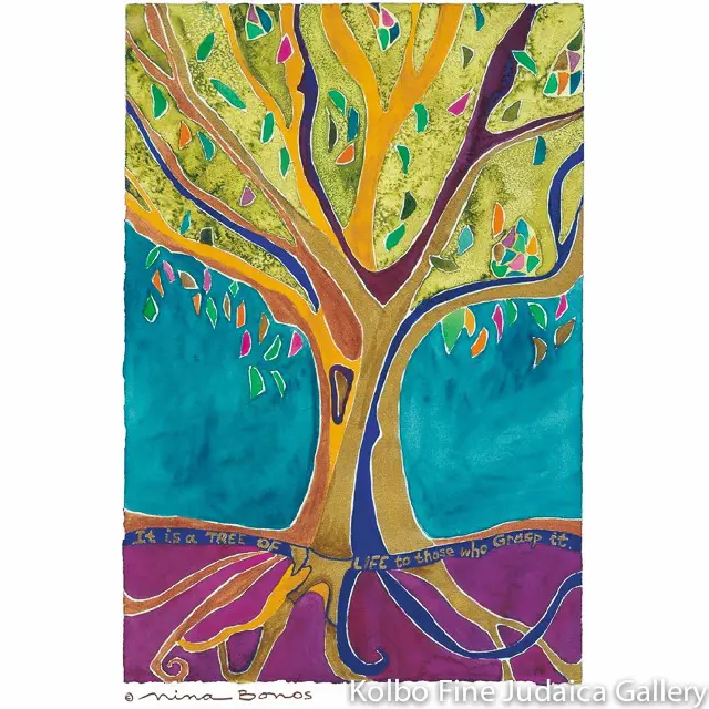Framed Limited-Edition Giclée Print: Tree Of Life Ii (Medium) 1