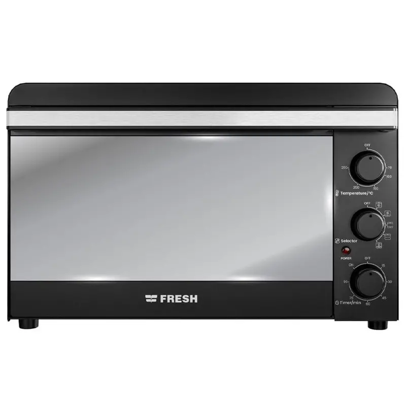 Fresh Cosmos Xl 55L Electric Oven With Grill – 2000W, Convection & Rotisserie, Black 1