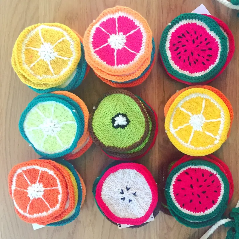 Fruit-Inspired Drink Coaster Set 1