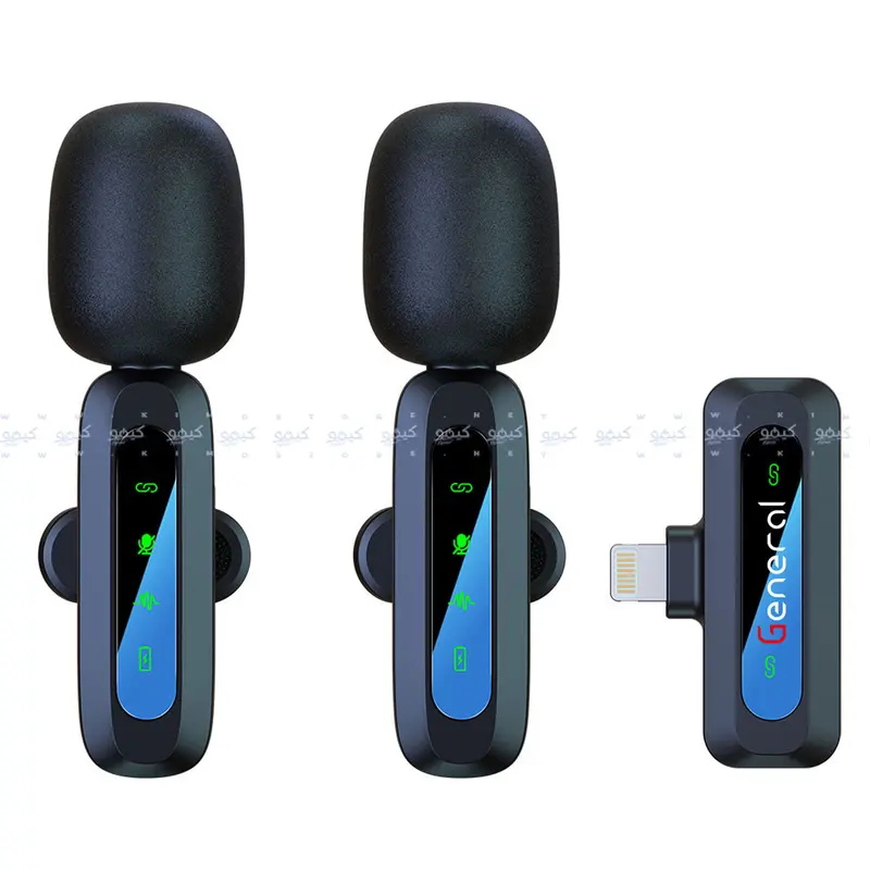 General Gm37 Lightning Dual-Channel 2.4Ghz Wireless Microphone System 1