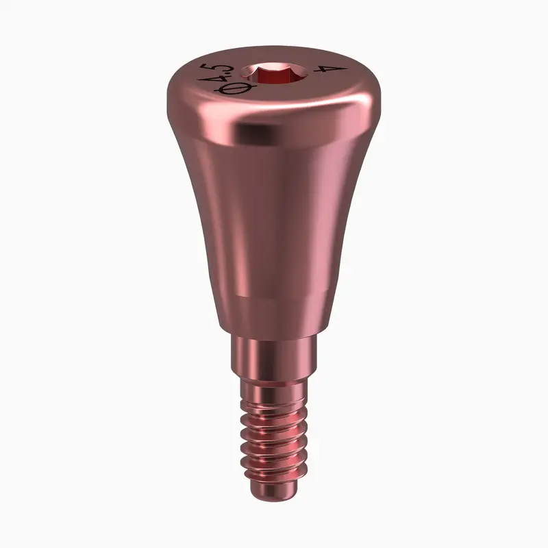 Genesis Active™ Concave Healing Abutment – Ø4.5 Mm × 4.0 Mm, Conical Interface 1