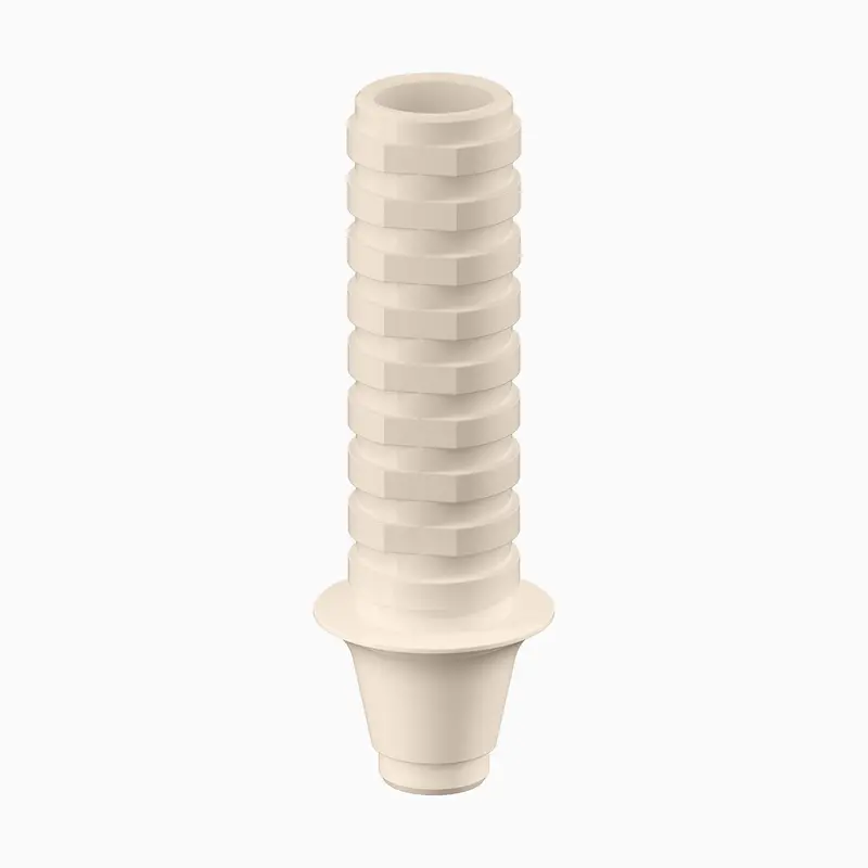 Genesis Active Conical Peek Temporary Abutment – Ø4.5 Mm, 1.0 Mm Height, Concave Non-Engaging 1