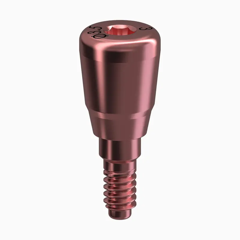 Genesis Active Flared Conical Healing Abutment – 3.5 Mm Ø × 3.0 Mm Height 1