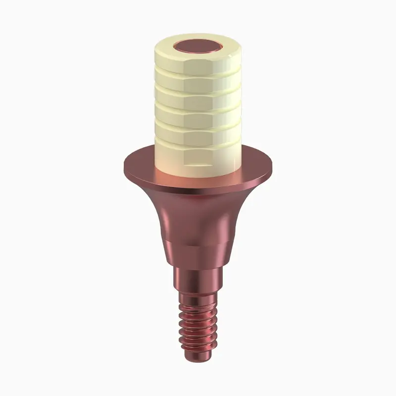 Genesis Active™ Immediate Temporary Abutment – Concave, Ø6.0 Mm × 3.0 Mm, Conical Design 1