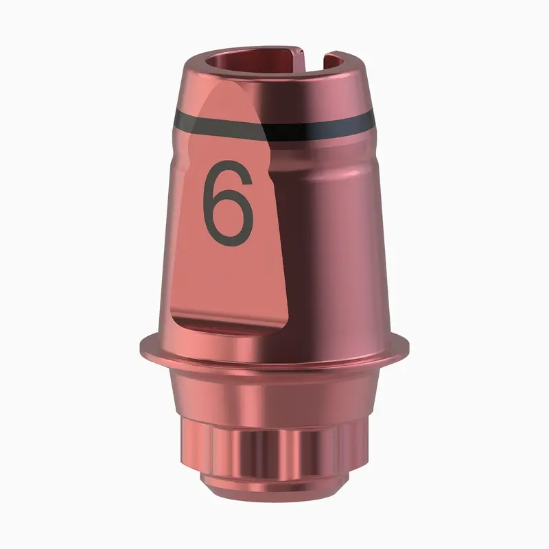 Genesis Quick Abutment – Round Design, 4.1/4.5Mm Ø, 6.0Mm Fixture × 0.5Mm Cuff 1