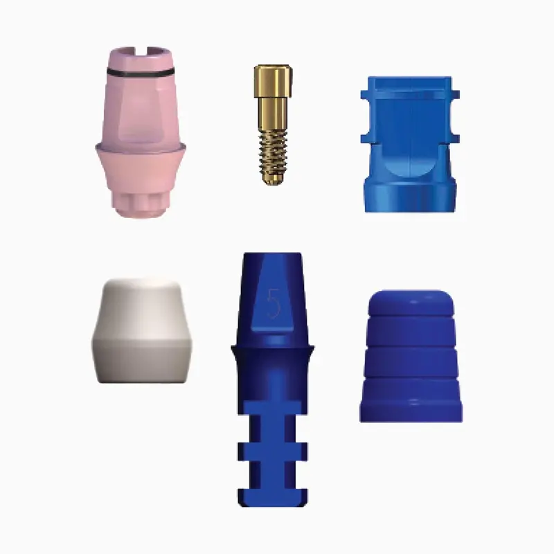 Genesis® Quick Pack Abutment — Rd Type, Ø4.1/4.5 Mm, F5.0 × C1.5 Mm 1