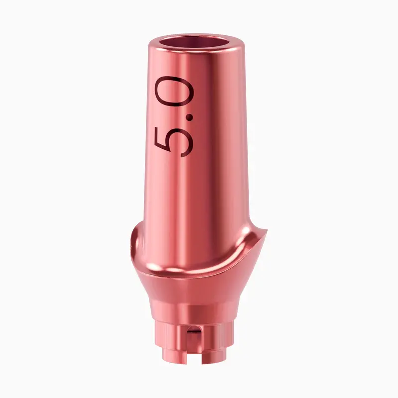 Genesis Tilobe-Tite Esthetic Abutment – Contoured, 3.5/3.8 Mm Ø, 5.0 Mm Fixture, 1.0 Mm Cuff 1