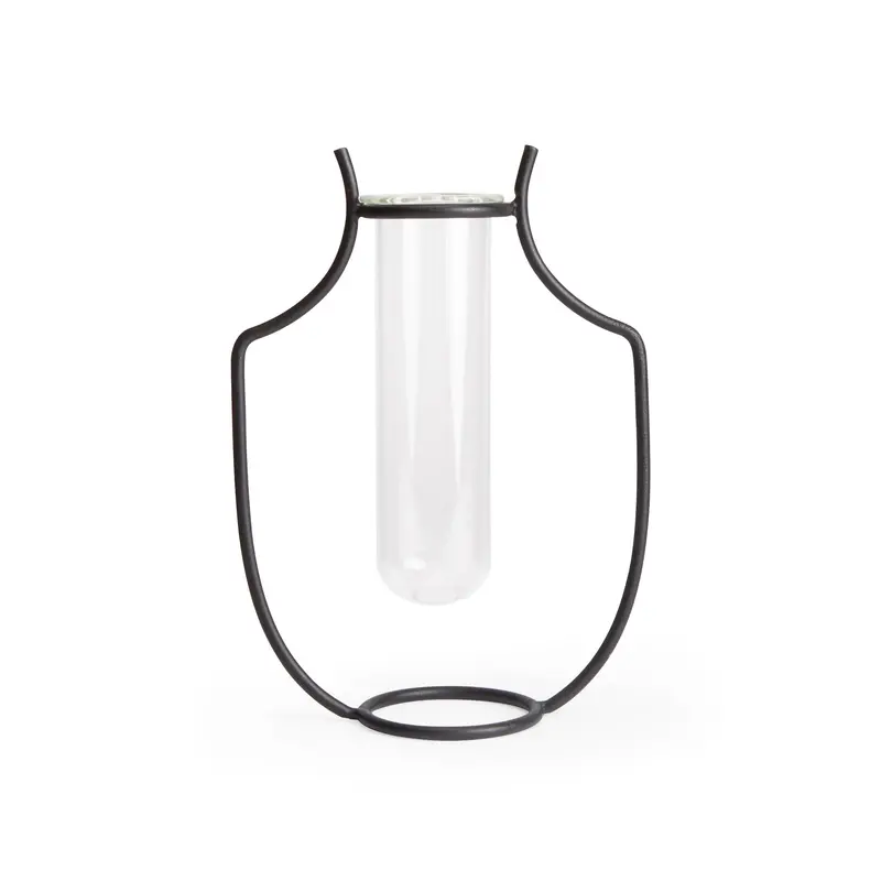 Geometric Glass Vase With Plant Propagation Station 1
