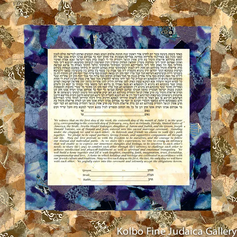 Gifts Of Earth Ketubah: Organic, Nature-Based Artwork Celebrating Creation And Covenant 1