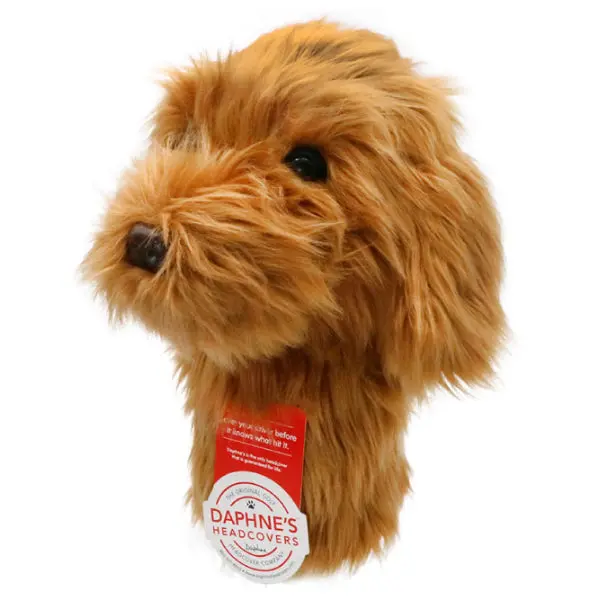 Golden Doodle Golf Driver Head Cover – Daphne’S Adorable Animal Doll Series 1