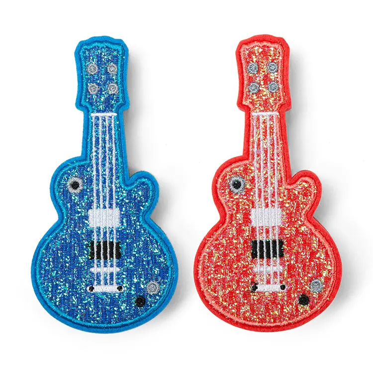 Guitar-Shaped Dual-Surface Scrub Sponges 1
