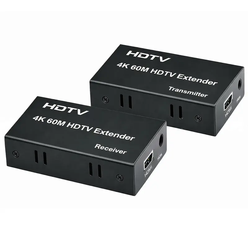 Hdmi Over Ethernet Extender – Cat5E/Cat6, Up To 60M Transmission 1