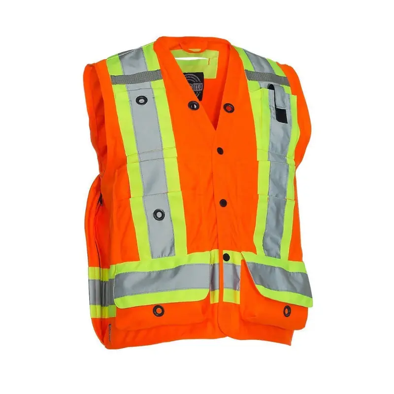 High-Visibility Surveyor Safety Vest – Ansi Class 2 Compliant 1