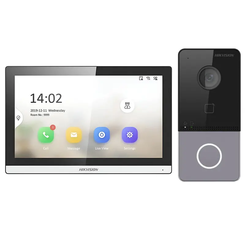 Hikvision Ds-Kis607-S Ip Video Door Intercom System – Indoor Station + Outdoor Unit 1