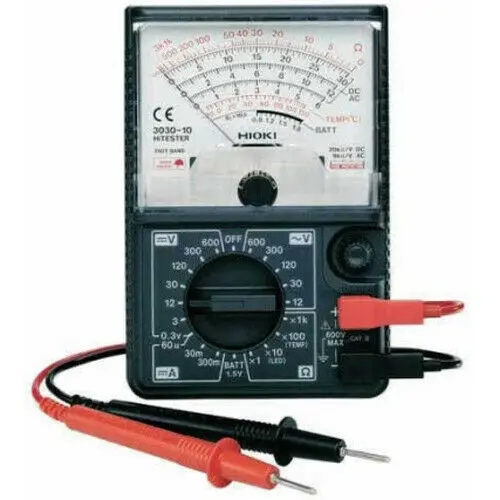 Hioki 3030-10 Analog Multimeter – Basic Hitester For Fundamental Electrical Checks 1