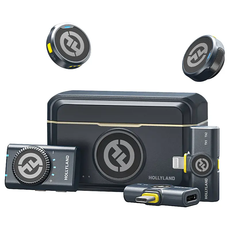 Hollyland Lark M2 3-In-1 Dual-Channel 2.4Ghz Wireless Lavalier Mic System With Local Warranty 1