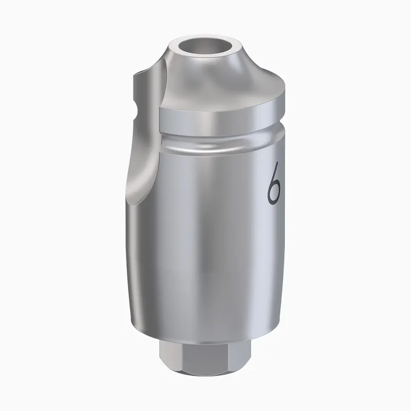 I-Hexmrt® Internal Hex Uwd Closed-Tray Impression Coping, Ø7.0 Mm, 6.0 Mm Fixture, Contoured Design 1