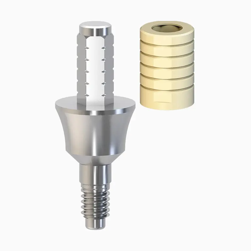 Immediate Internal Hex Titanium Temporary Abutment – Wide Platform, 3.0 Mm Crown Height 1