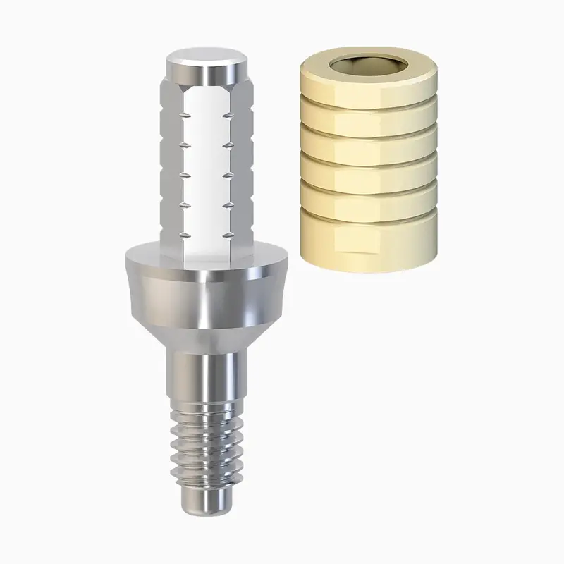 Immediate-Placement Titanium Internal Hex Temporary Abutment – Sp Surface, Crown Height 1.5 Mm 1