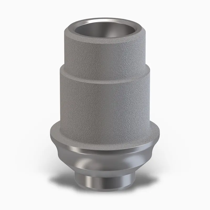 Internal Hex Tibase Abutment — Non-Engaging, Standard Platform, 1.0 Mm Collar 1