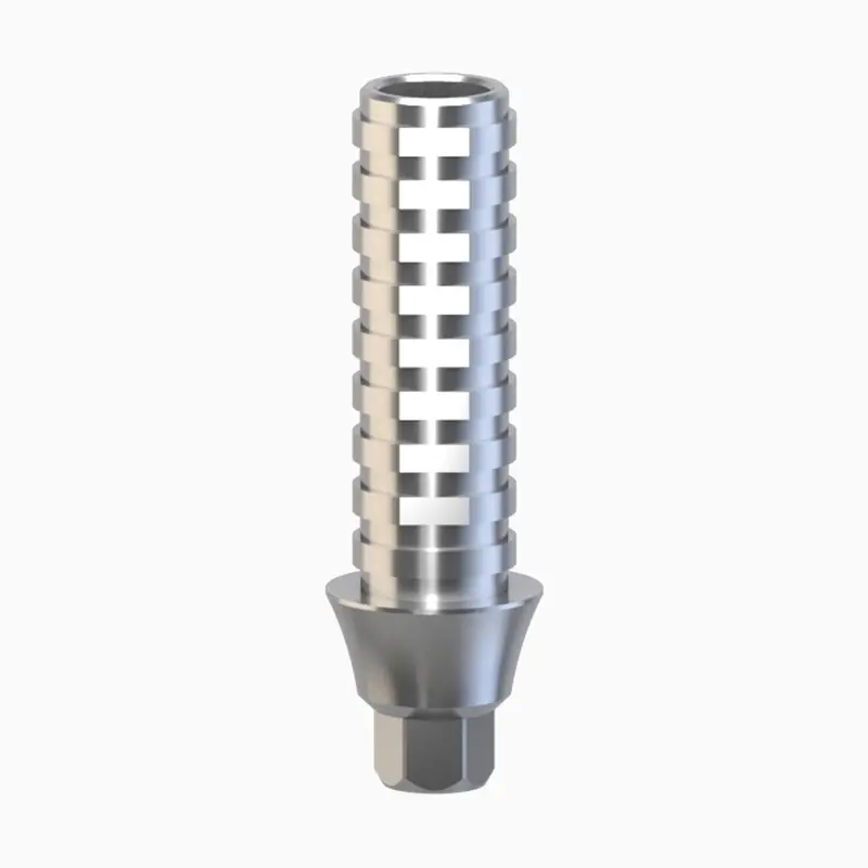 Internal-Hex Titanium Temporary Abutment, Non-Parallel, Engaging, 2.0 Mm Height 1
