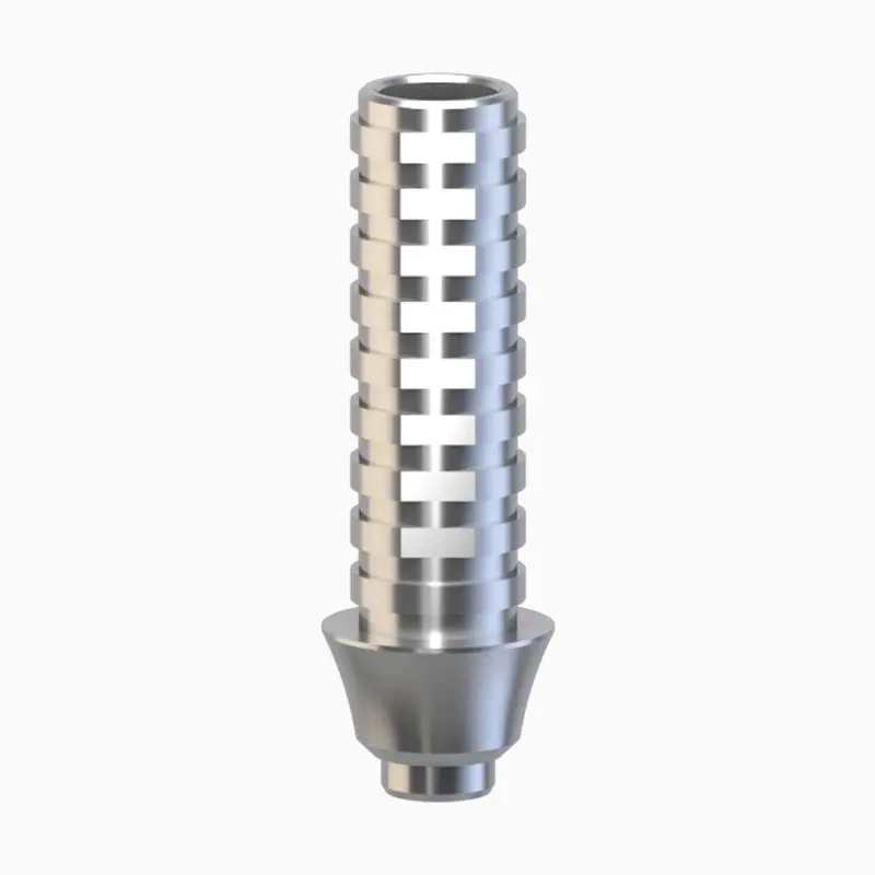 Internal Hex Titanium Temporary Abutment – Np Platform, Non-Engaging, 2.0 Mm Height 1