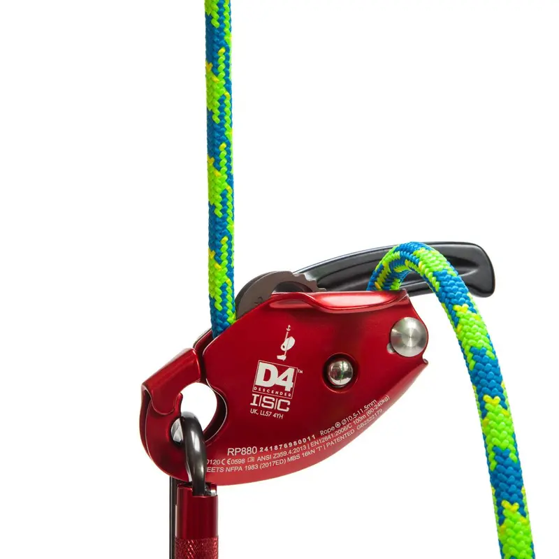 Isc D4 And D5 Descenders For Rope Control 1