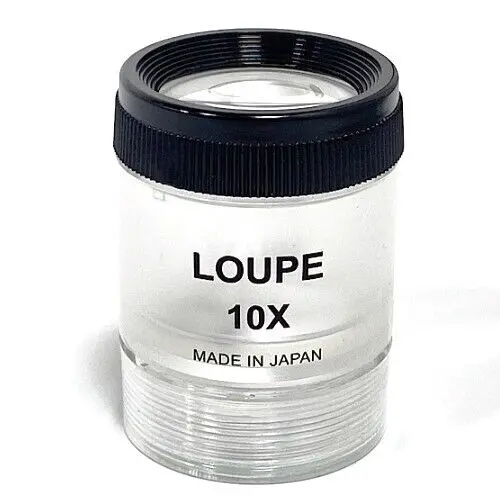 Japan-Made 10× Glass Magnifier Loupe – Precision Tool For Jewelry And Film Viewing 1
