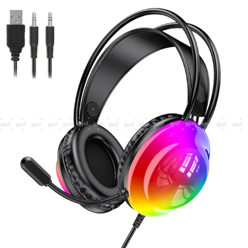 Jedel Gh-579 Rgb Wired Gaming Headset With Stereo Sound 1