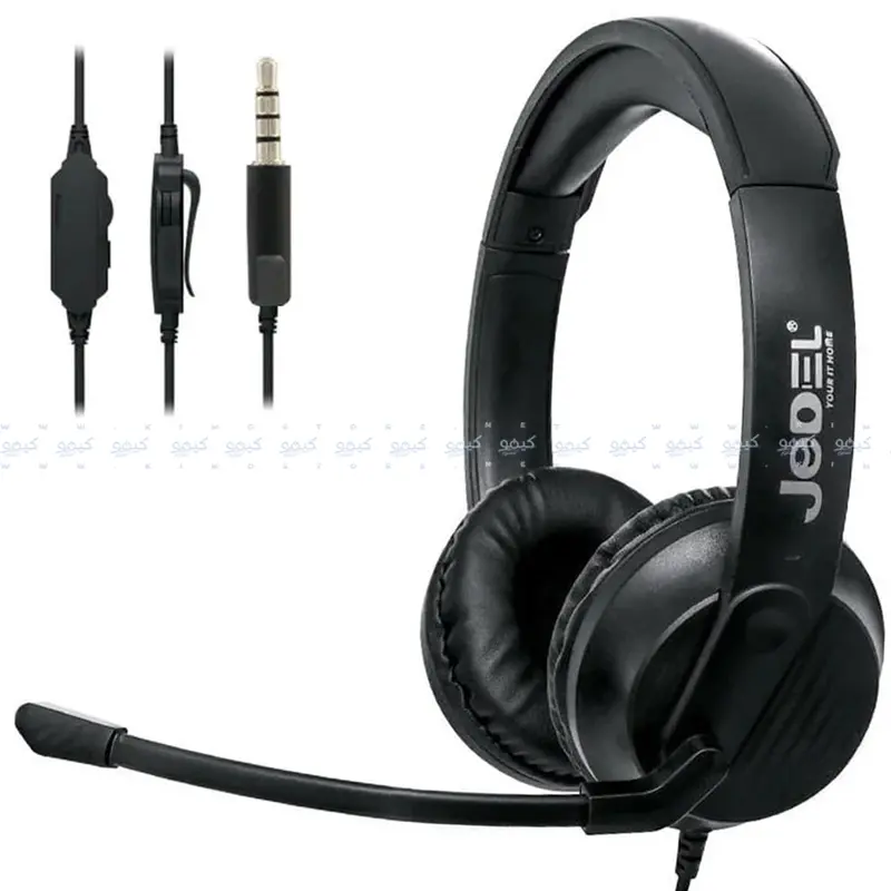 Jedel Hs-100 Stereo Headset With Mic – Lightweight Design 1