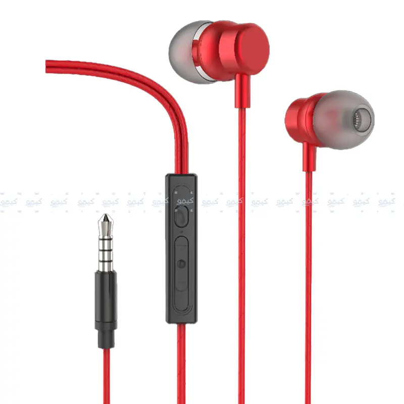 Jellico Ct-20 In-Ear Wired Earphones – Vibrant Red 1