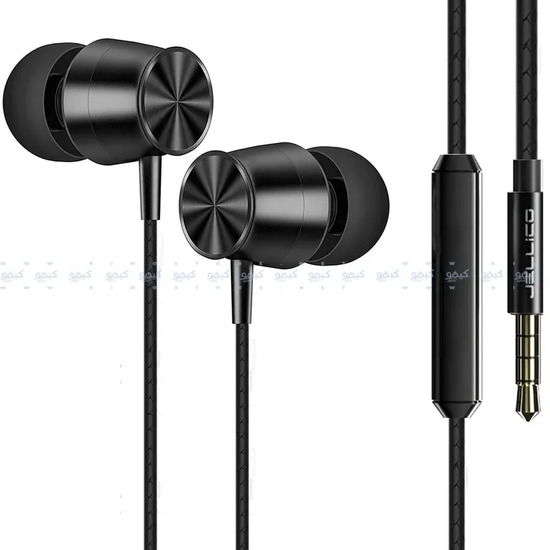 Jellico Ct-24 Stereo Earbuds – On-Ear Comfort Design, Black Matte Finish 1
