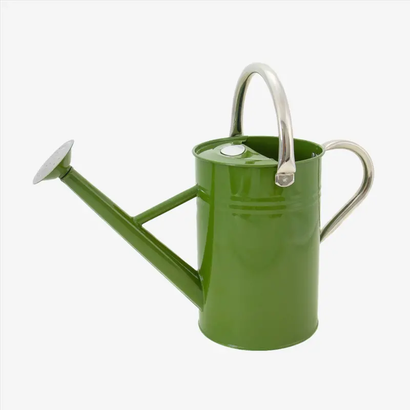 Kent & Stowe 4.5L Metal Watering Can – Tweed Green Tone 1