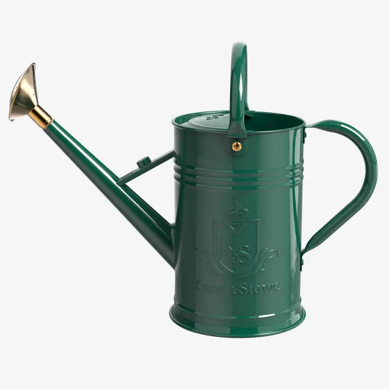 Kent & Stowe 9L Forest Green Galvanized Metal Watering Can 1