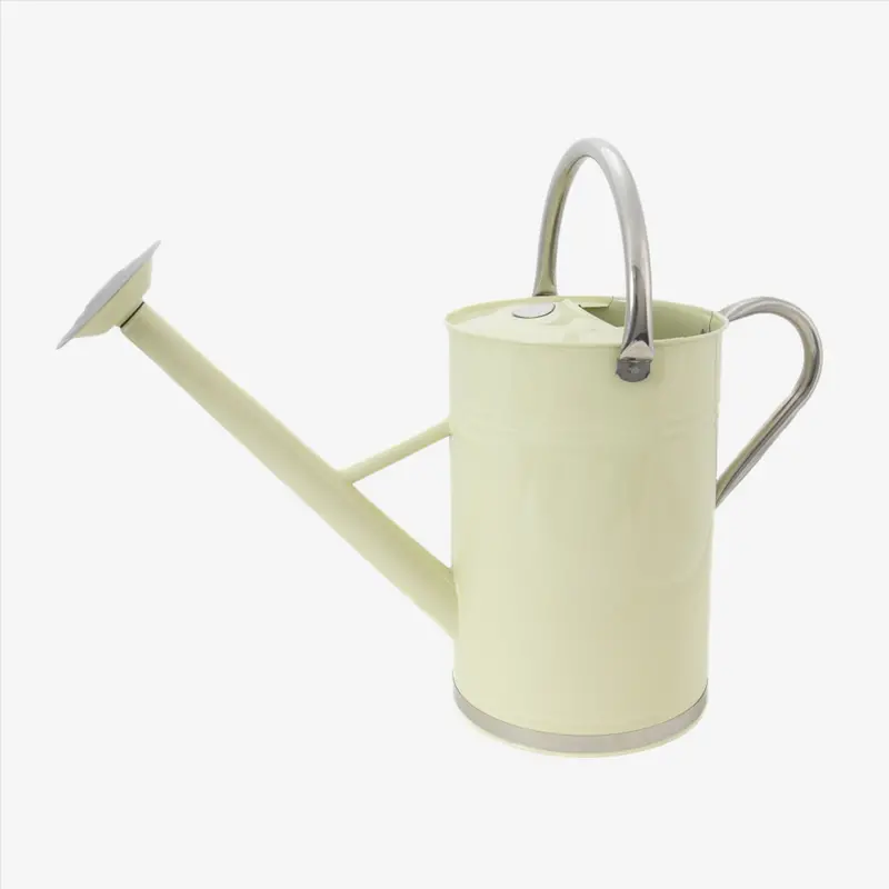 Kent & Stowe 9L Galvanised Watering Can – Vintage Cream Finish 1
