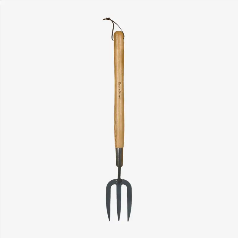 Kent & Stowe Carbon Steel Border Fork For Aeration And Loosening 1