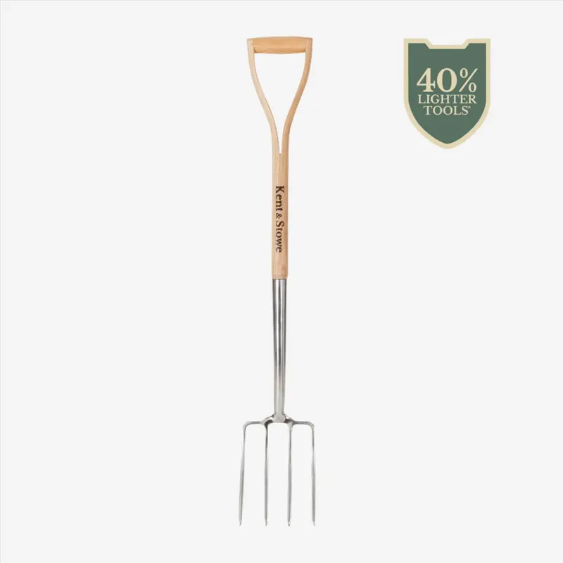 Kent & Stowe Garden Life Stainless Steel Digging Fork For Aeration And Soil Loosening 1