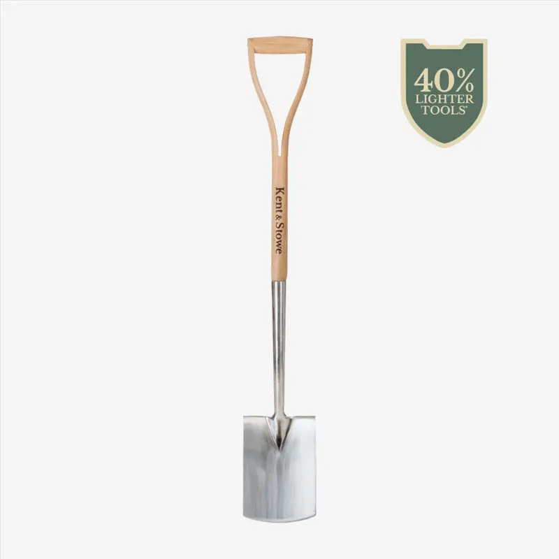Kent & Stowe Garden Life Stainless Steel Digging Spade For Heavy-Duty Trenching 1