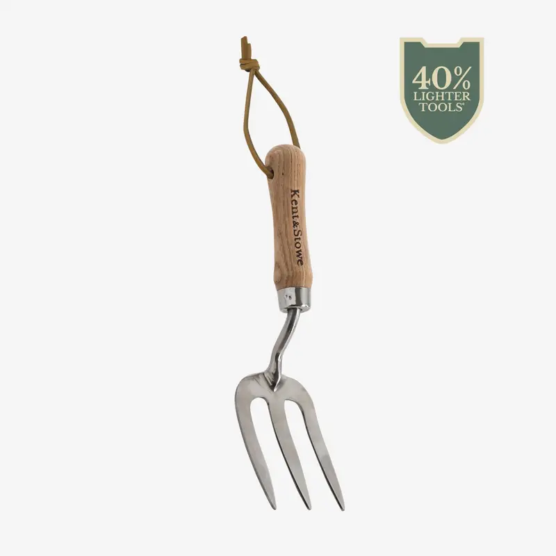 Kent & Stowe Garden Life Stainless Steel Hand Fork – Versatile Soil Prep Tool 1