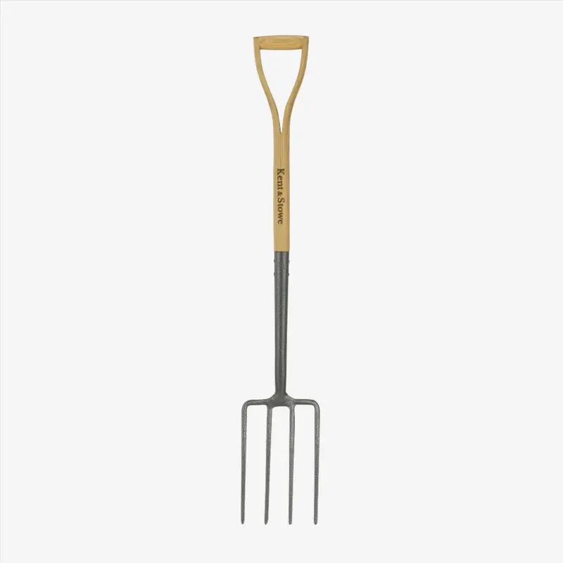 Kent & Stowe Reinforced Carbon Steel Digging Fork For Aerating Soil 1