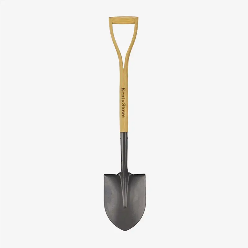 Kent & Stowe Round-Point Carbon Steel Shovel For General Digging 1