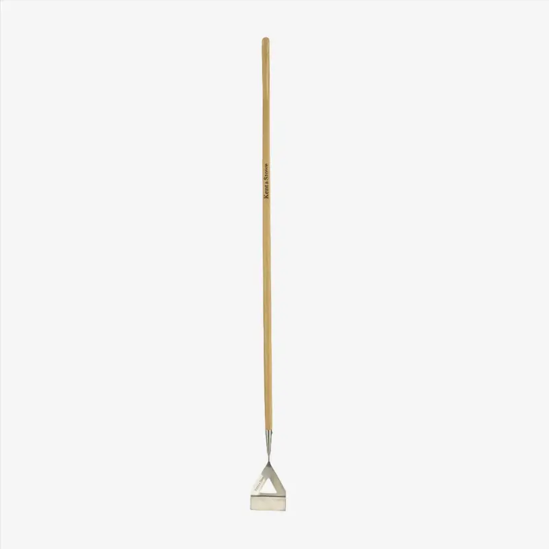 Kent & Stowe Stainless Steel Dutch Hoe With Ergonomic Long Handle 1