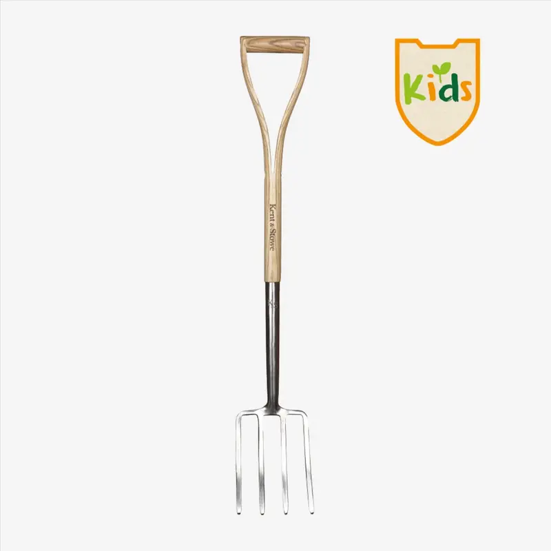 Kent & Stowe Stainless Steel Kids’ Digging Fork – Kid-Sized & Strong 1