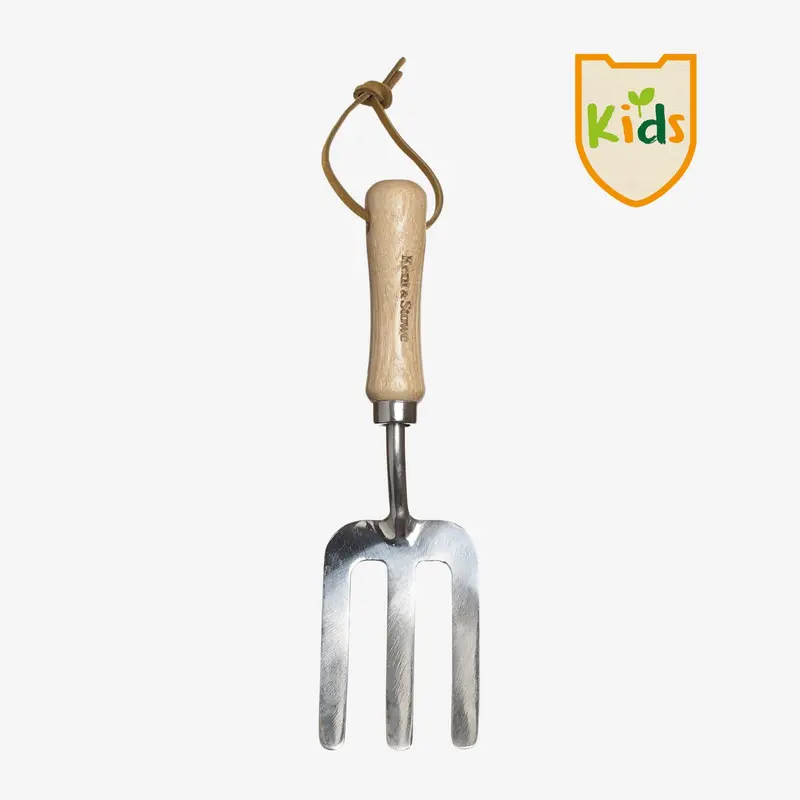 Kent & Stowe Stainless Steel Kids’ Hand Fork – Easy-Grip Design 1