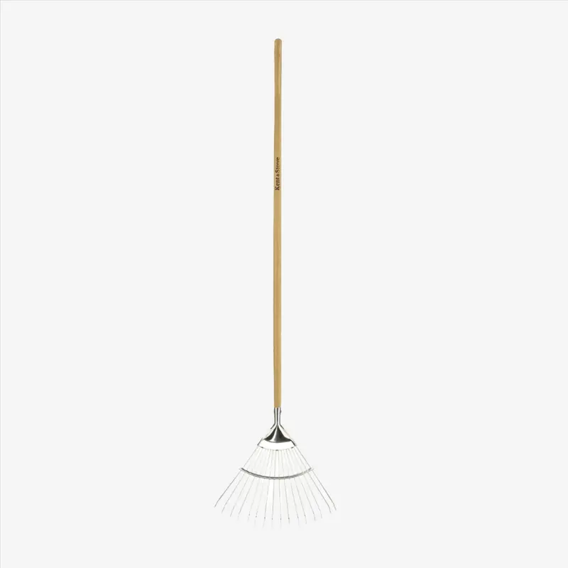 Kent & Stowe Stainless Steel Lawn And Leaf Rake For Dual-Purpose Debris Collection 1