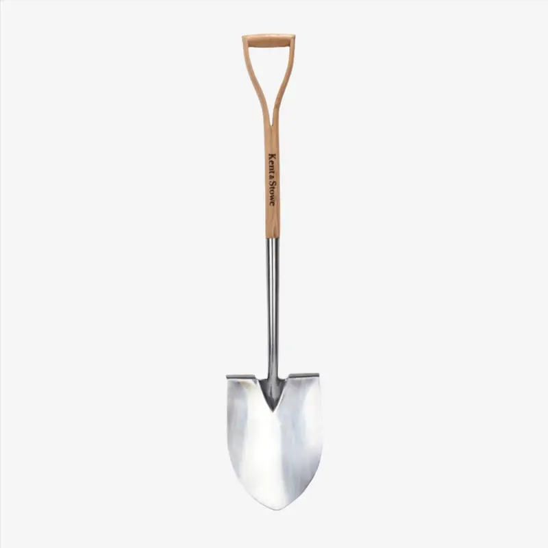 Kent & Stowe Stainless Steel Pointed Digging Spade 1